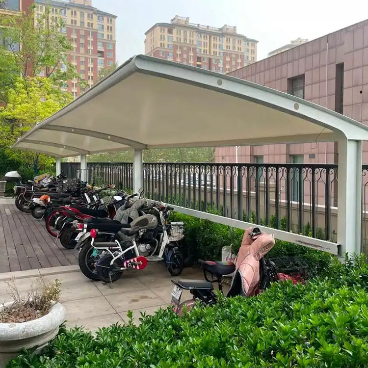 灌阳县膜结构电动车棚